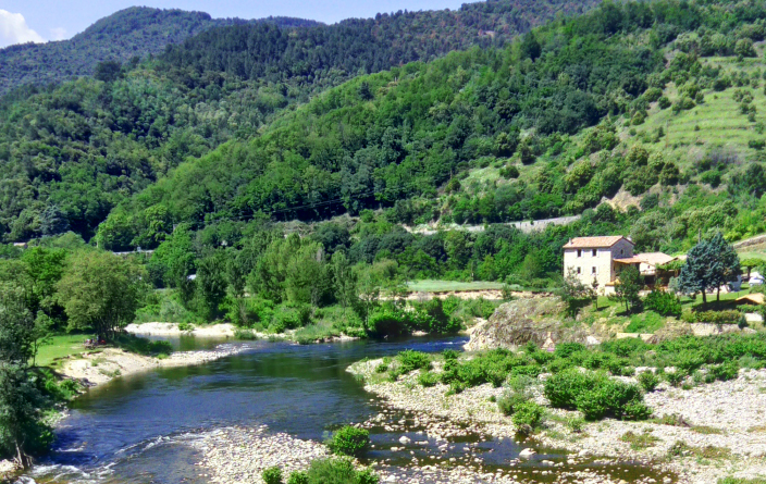 Balade des Ollières sur la Dolce Via en vélo électrique 